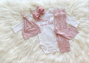 Blush Mauve Coming Home Outfit