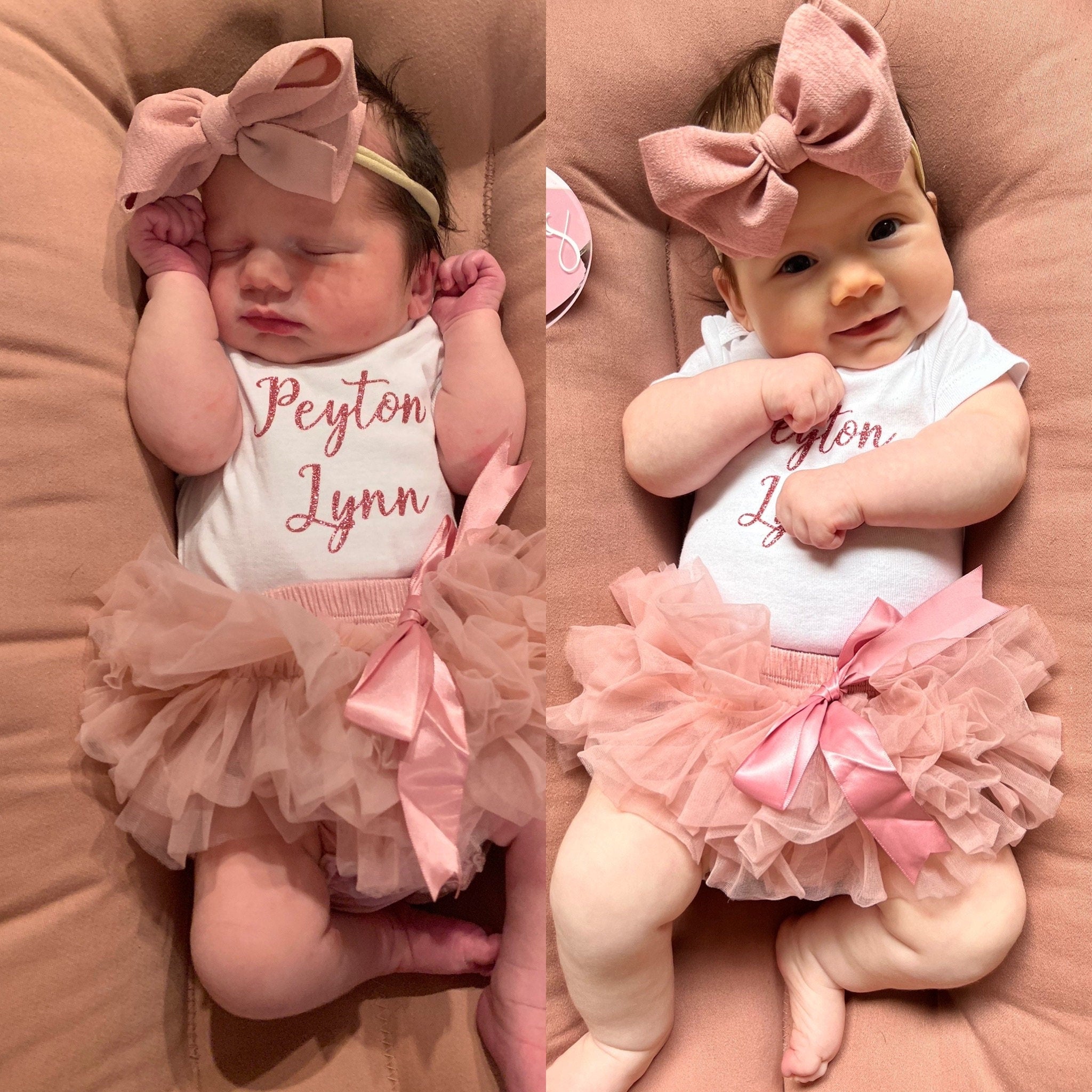 Personalized Newborn Girl Tutu Outfit