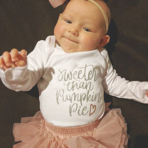 Baby Girl First Thanksgiving Outfit, Fall Outfit for newborn girls